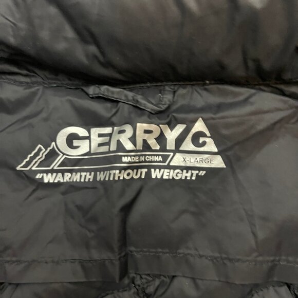 Gerry Down Puffer Vest Women's XL Black Lightweight Full Zip Packable - Picture 5 of 8